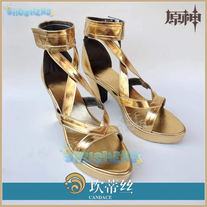 

Genshin Impact cos Candace cosplay Anime character prop shoes