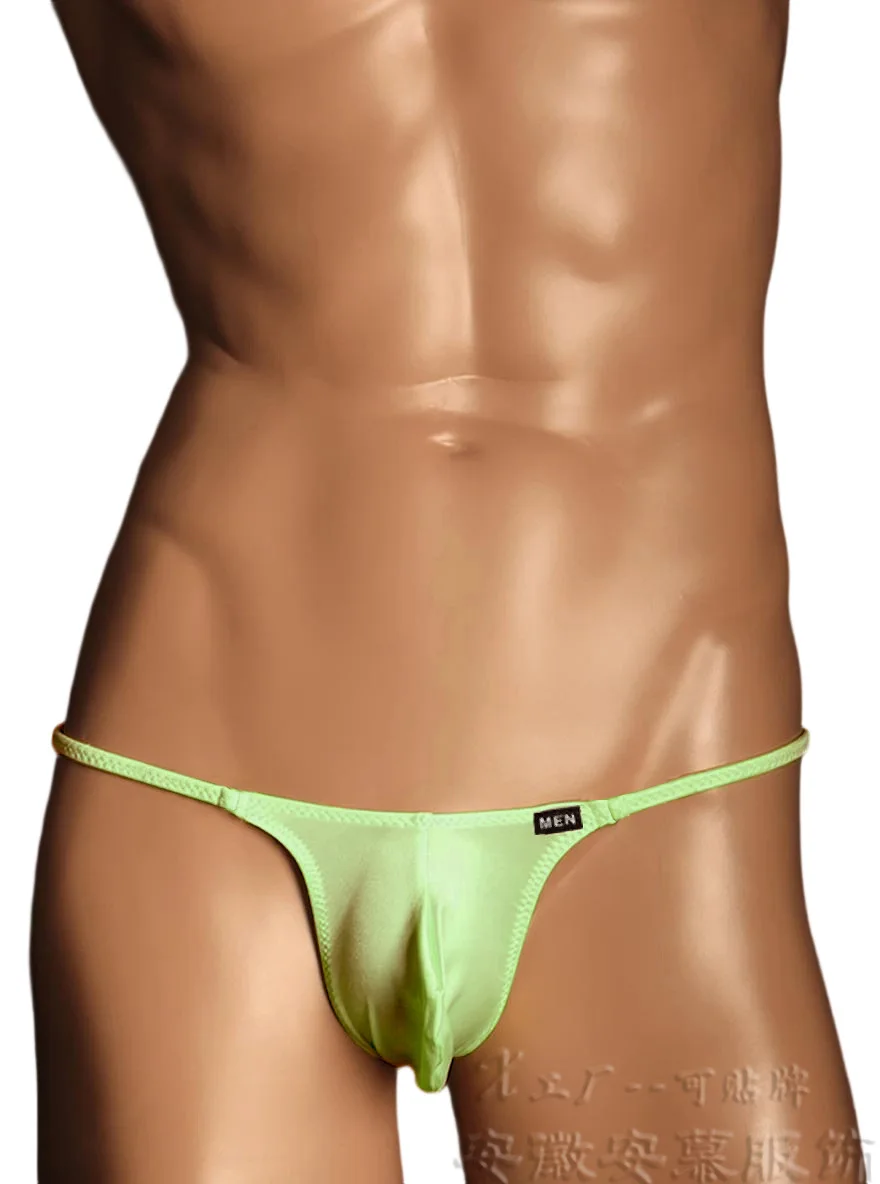 6pcs Slim Waist Low Rise Thong Panties for Men Stretch Nylon Material, 3D Contour Pouch Fashion Sexy Male Underwear