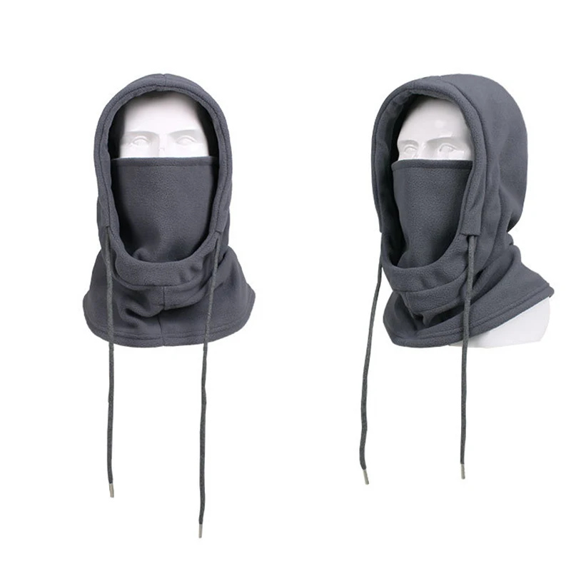 قبعة شتوية دافئة للرجال، وشاح قناع الوجه مقاوم للرياح والبرد، غطاء رأس متكامل لركوب الدراجات والتزلج #3