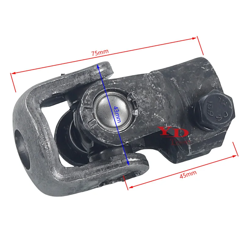 Kart accessories modified four-wheel ATV directional machine plate connector steering 30-tooth spline 14mm universal joint