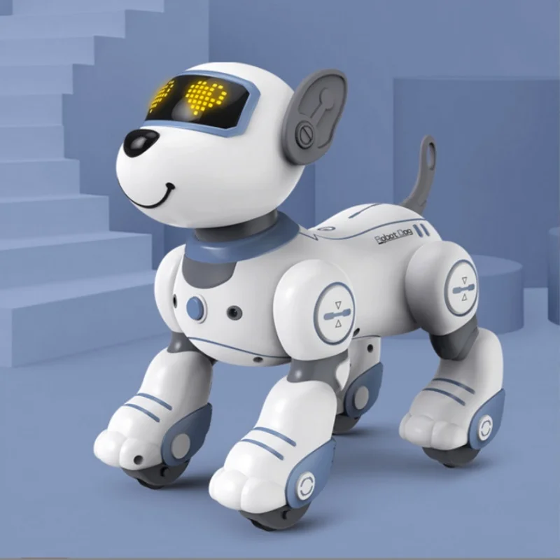 Robot Intelligent chien reconnaissance vocale Robot télécommande électronique chanter danse magique jouet pour animaux de compagnie Intelligent tactile enfants jouets