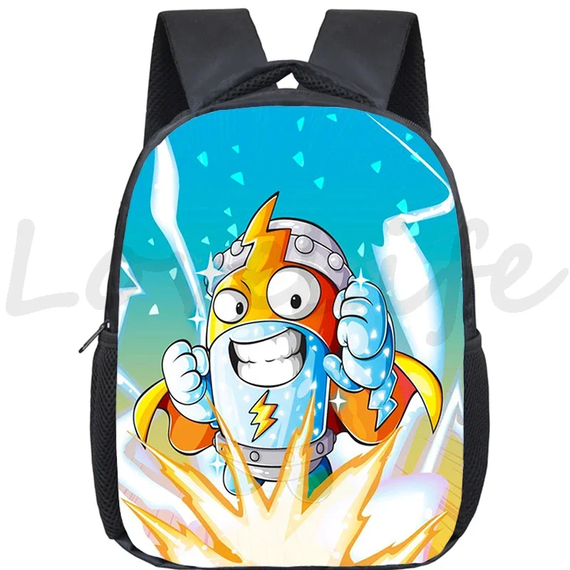 Mochila Super Zings Cartoon para crianças, mochila escolar para crianças, mochila para meninos e meninas, bolsa de livros, SuperThings, presente do jardim de infância