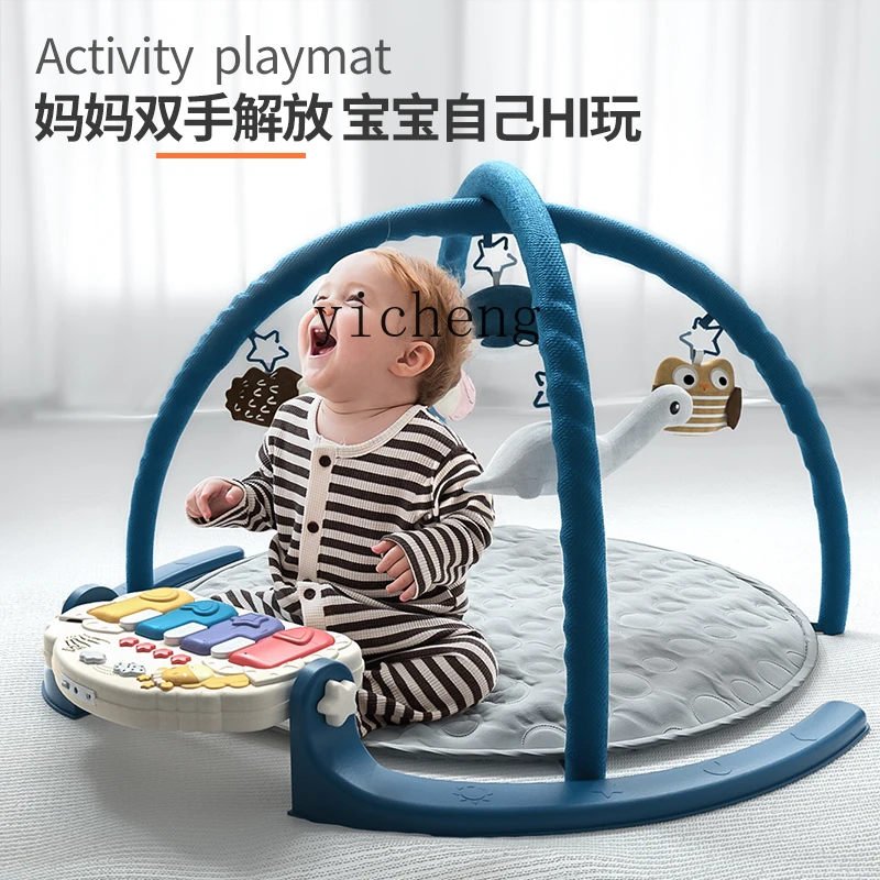 TQH Leqin Baby Harmonium Piano Children Gymnastic Rack Newborn Baby Infant Toy Blankets 0-1 Years Old 3-6 Months Old