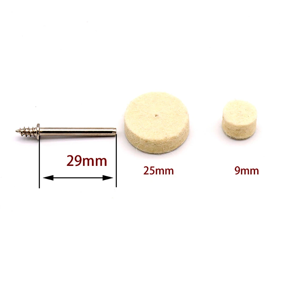 ล้อขัด Buffing Shank สำหรับ Dremel โรตารี่ผ้าฝ้ายขนสัตว์ขัดขัดขัดสำหรับเครื่องมือโรตารี่เครื่องประดับ