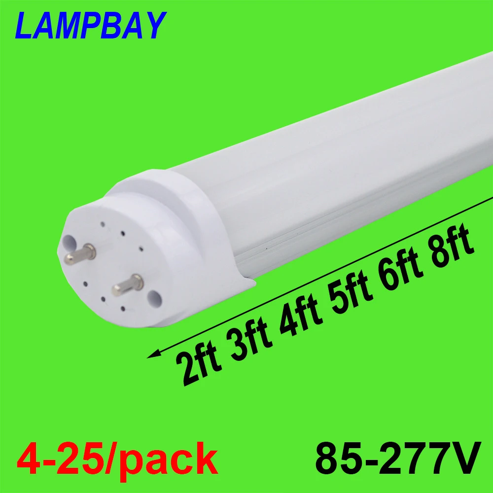 LED Tube Bulb 2ft 3ft 4ft 5ft 6ft Retrofit Fluorescent Light 0.6m 0.9m 1.2m 1.5m 1.8m T8 G13 Bar Lamp 24" 36" 48" 60" 70"