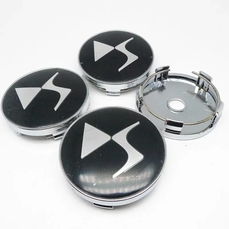 4pcs 60mm DS Wheel  Hub Center Cap Cover 56mm Emblem Badge For DS DS3 DS5 DS6 Deesse PSA Styling Accesorries