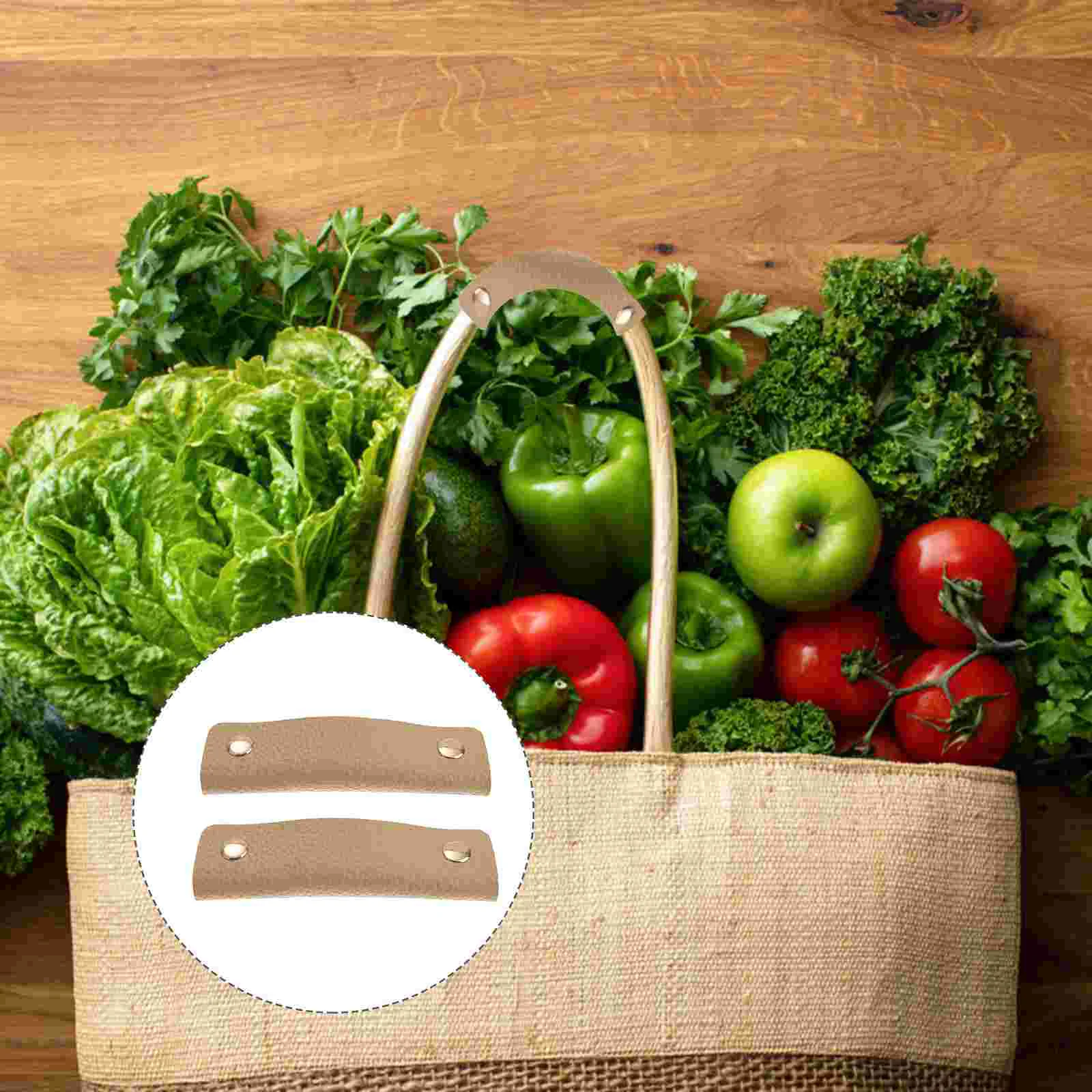 2 Pcs Wallet Anti-snap Gloves Handle Handbag Strap Protector Pu Wrap Protective Cover