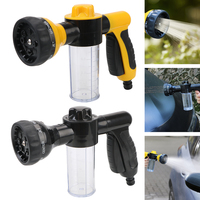 Auto Foam Lance Portable High Pressure Nozzle Jet 3 Grades Adjustable Water Gun Car Washer Sprayer Cleaning Tool