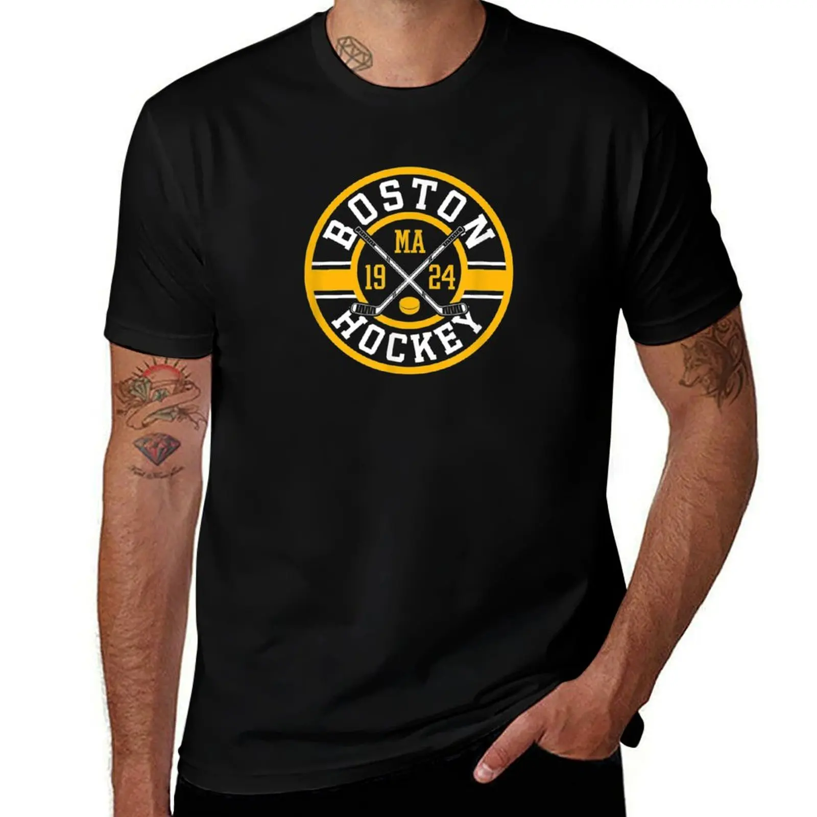 

Vintage Boston Ice Hockey Sticks Classic Bruin Gift T-Shirt g man t shirts for men t shirt for man