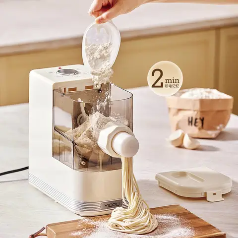 150W multifunktionell nudeltillverkare automatisk elektrisk nudelpressmaskin dumplingmaskin köksredskap 7 formar 8 best sales inslagningsmaskin - №7