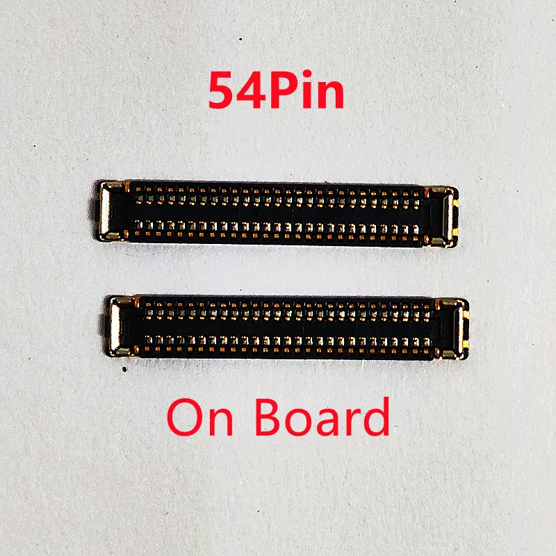 10Pcs LCD Display Screen Flex FPC Connector 54Pin For Motorola Moto E40 XT2159 Pure 2021 XT2163 G Power 2022 XT2165 On Board