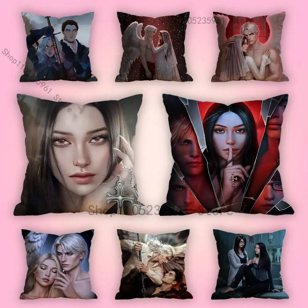 

R-Romance C-Club Pillow Cases for Bedroom Living Room Sofa Home Decor Polyester Cushion Cover with Zipper