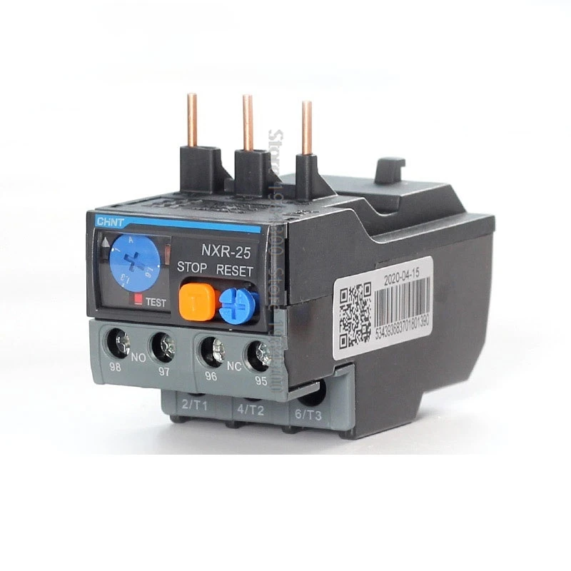 CHINT Relay NXR-25 0.63-1A 1-1.6A 1.6-2.5A 2.5-4A 4-6A 5.5-8A 7-10A 12-18A 17-25A Thermal Overload Relay for NXC AC Contactor