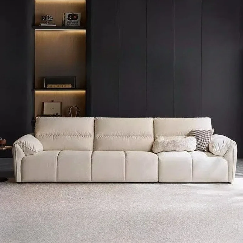 Luxury Cream Wind Cat Scratching Fabric Sofa Living Room Sofas And Seating Couch Home Furniture L Shape Sofa Armchair Modern