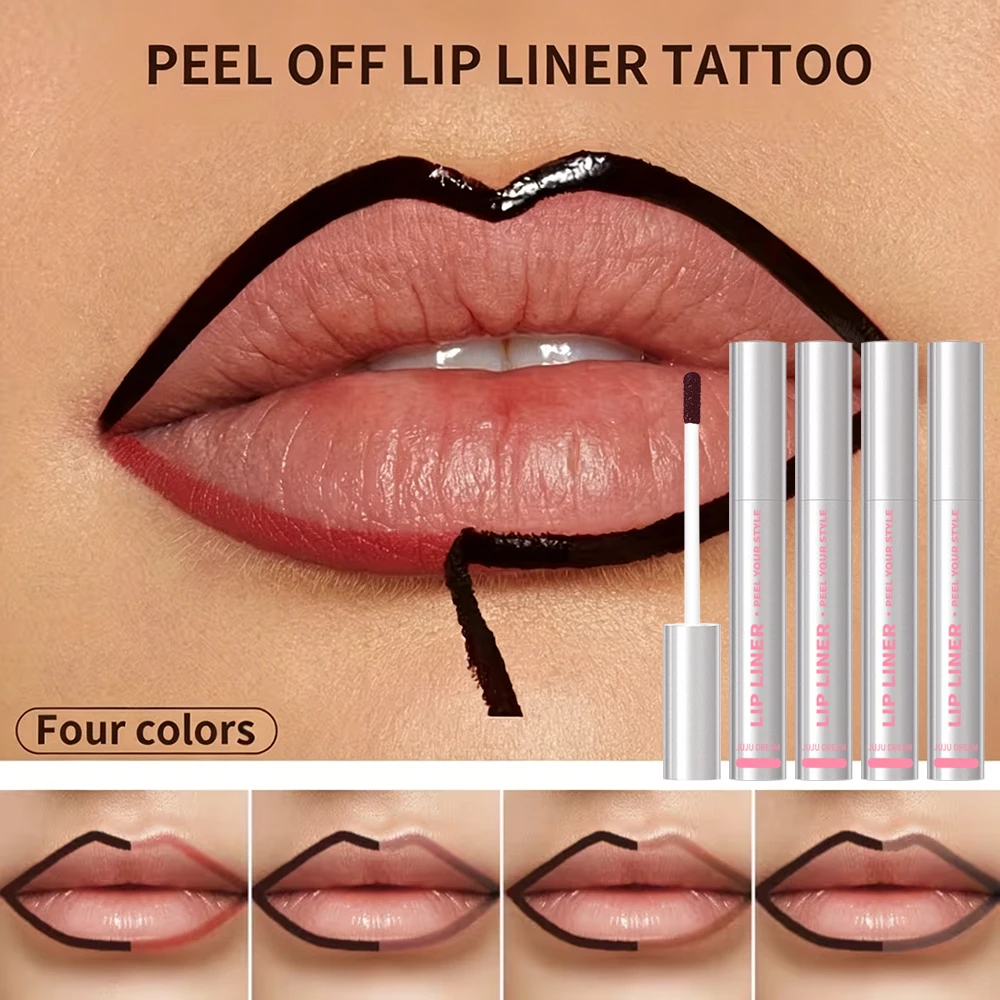 24 Stunden lang anhaltender, abziehbarer Lip Tint, wasserfester Lippenstift, Tattoo-Lipgloss, Lippen-Make-up