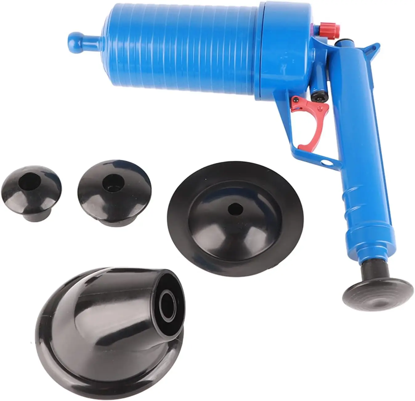 Air Power Drain Blaster, High Pressure Drain Opener, Clears Clogs Instantly, Reusable