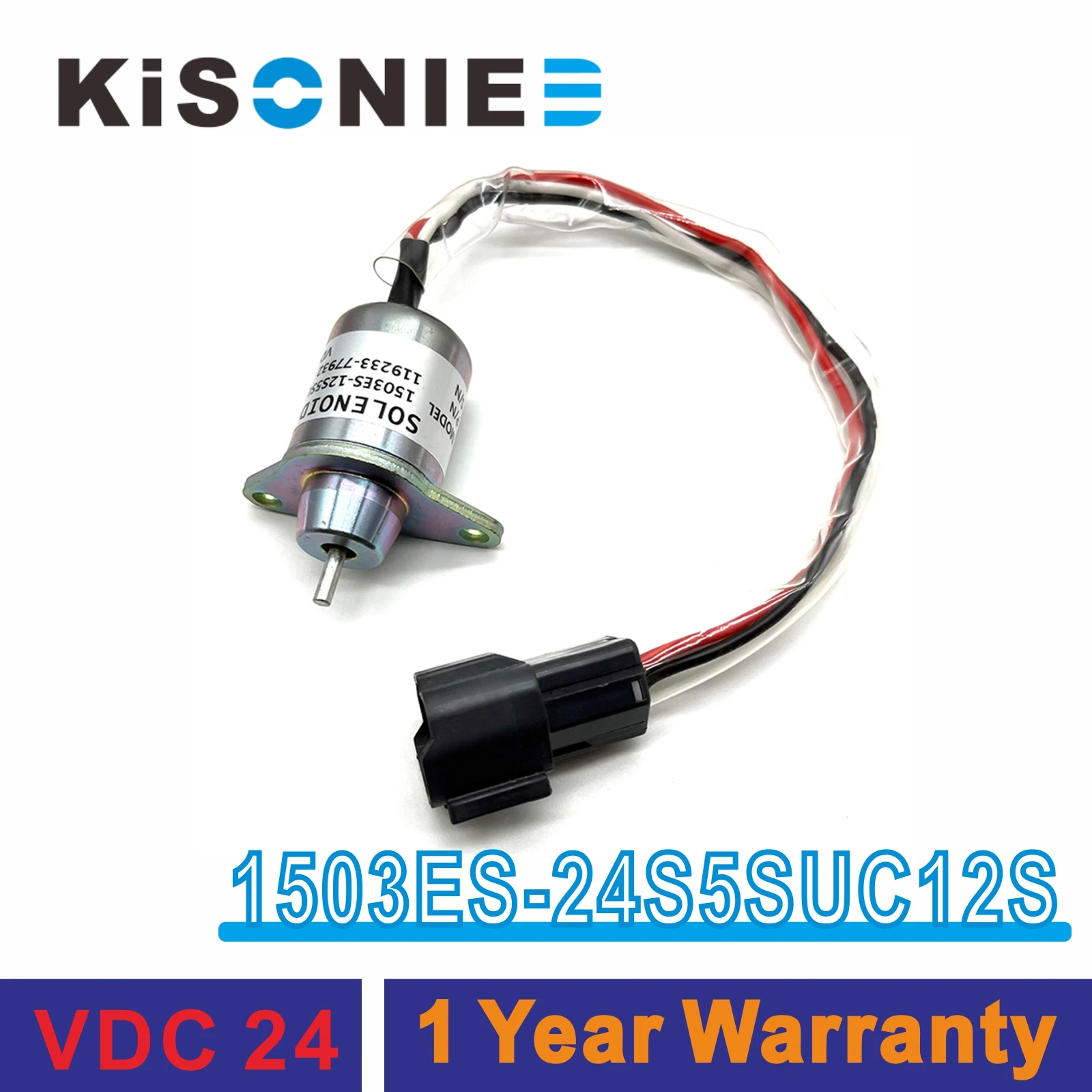 

24V Fuel Shut Off Stop Solenoid 1503ES-24S5SUC12S SA4269-24 240-22166 For Yanmar 3TNV88-BPTB2 Woodward Hyundai R80 DH150