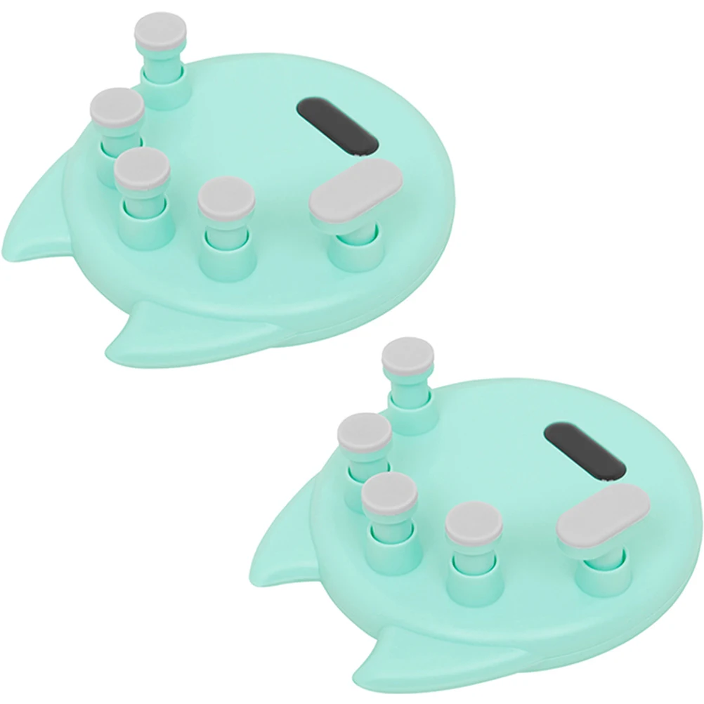 

2 Pcs Owl Fingering Device Piano Accessories Silica Gel Adjustable Exercise Training Man