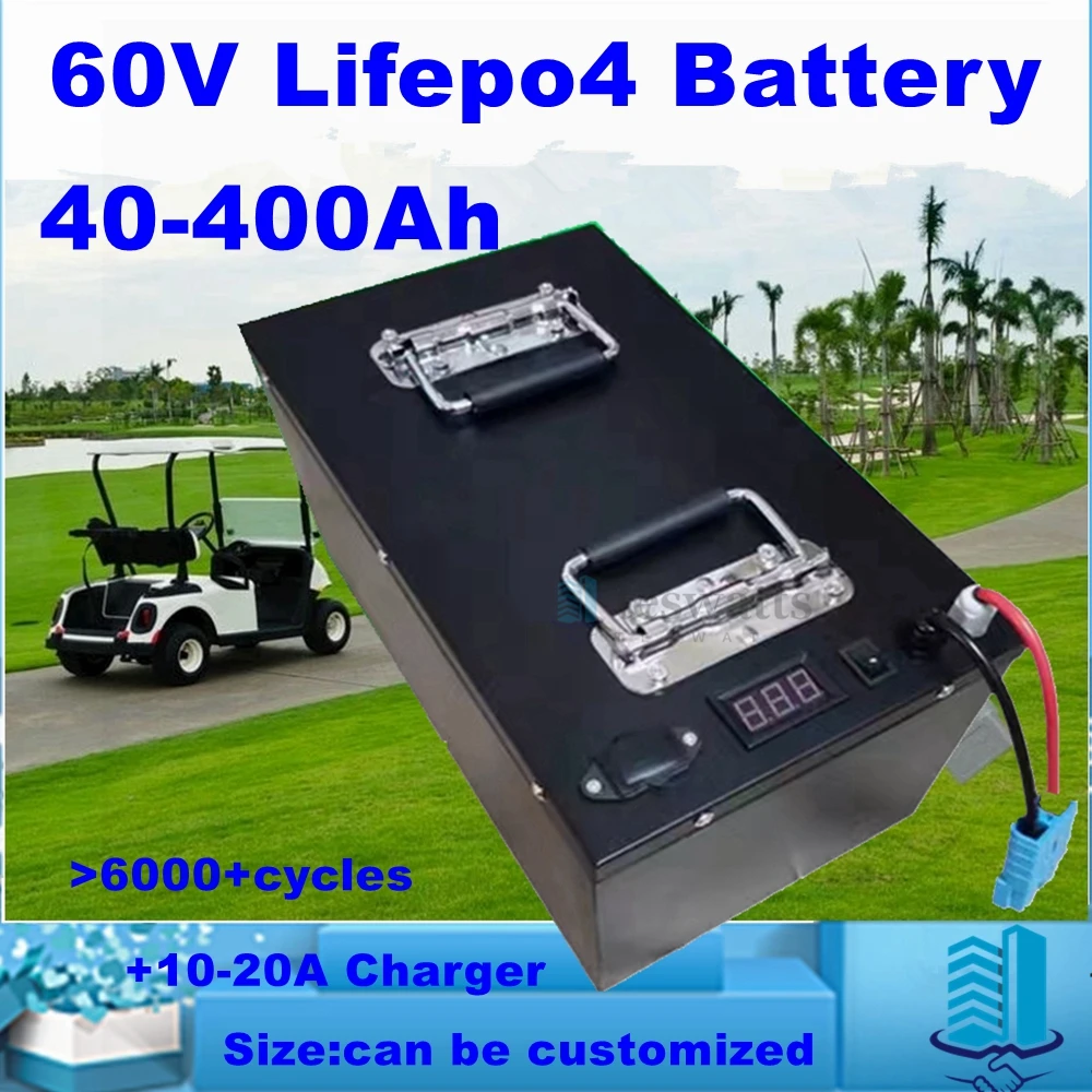 20S 60V 40Ah 80Ah 100Ah 150Ah 200Ah 240Ah 300Ah 400Ah Lifepo4 Battery for 3KW 6KW EV RV Motorcycle Tricycle Sightseeing Car