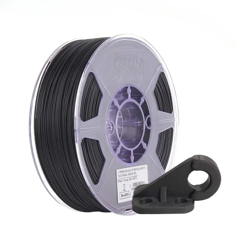 eSUN ePA12-CF nylon 3d printer filament 1.75mm 1kg PA12 CF nylon carbon fiber3d filament