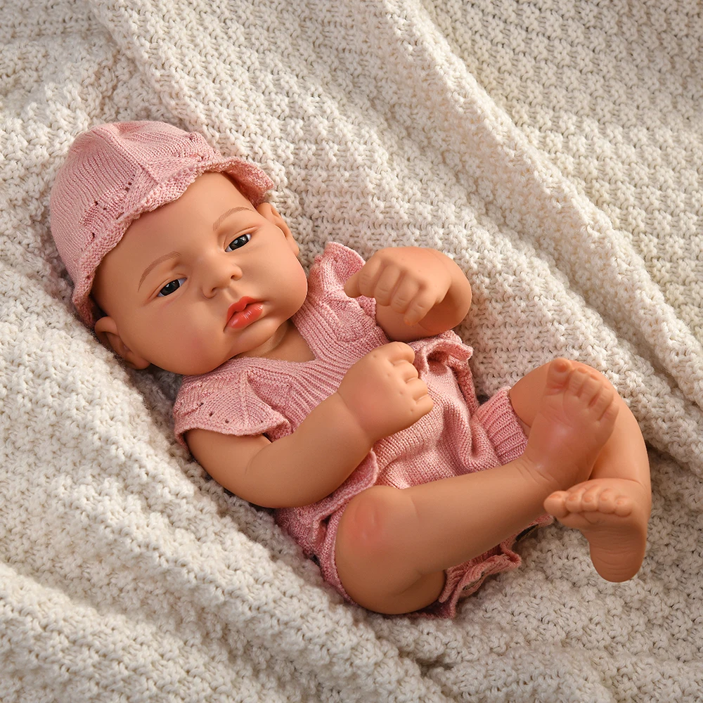 Puppenkleidung für 16 Zoll Reborn-Babypuppe, Niedlicher Babypuppen-Pullover, Jumpsuit, Kleidungszubehör für 40 cm Babypuppe, Geschenke für Mädchen – Detail 30