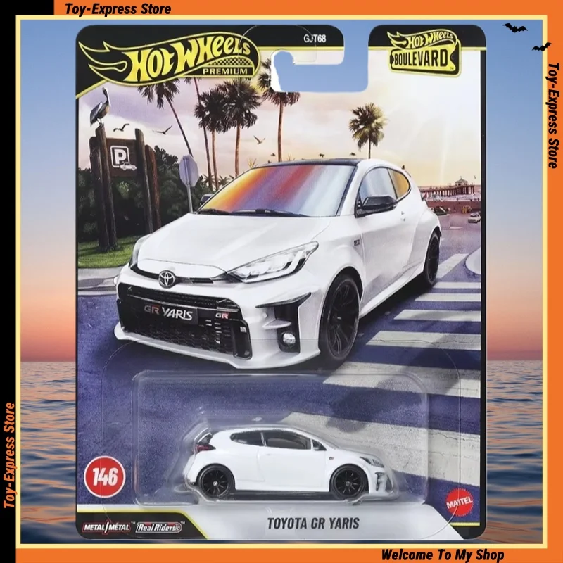 

Hot Wheels Premium 2026 Boulevard Детские игрушки Hotwheels 2026 Детские игрушки для мальчиков 1:64 Модель автомобиля Toyota GR Yaris Коллекционный подарок
