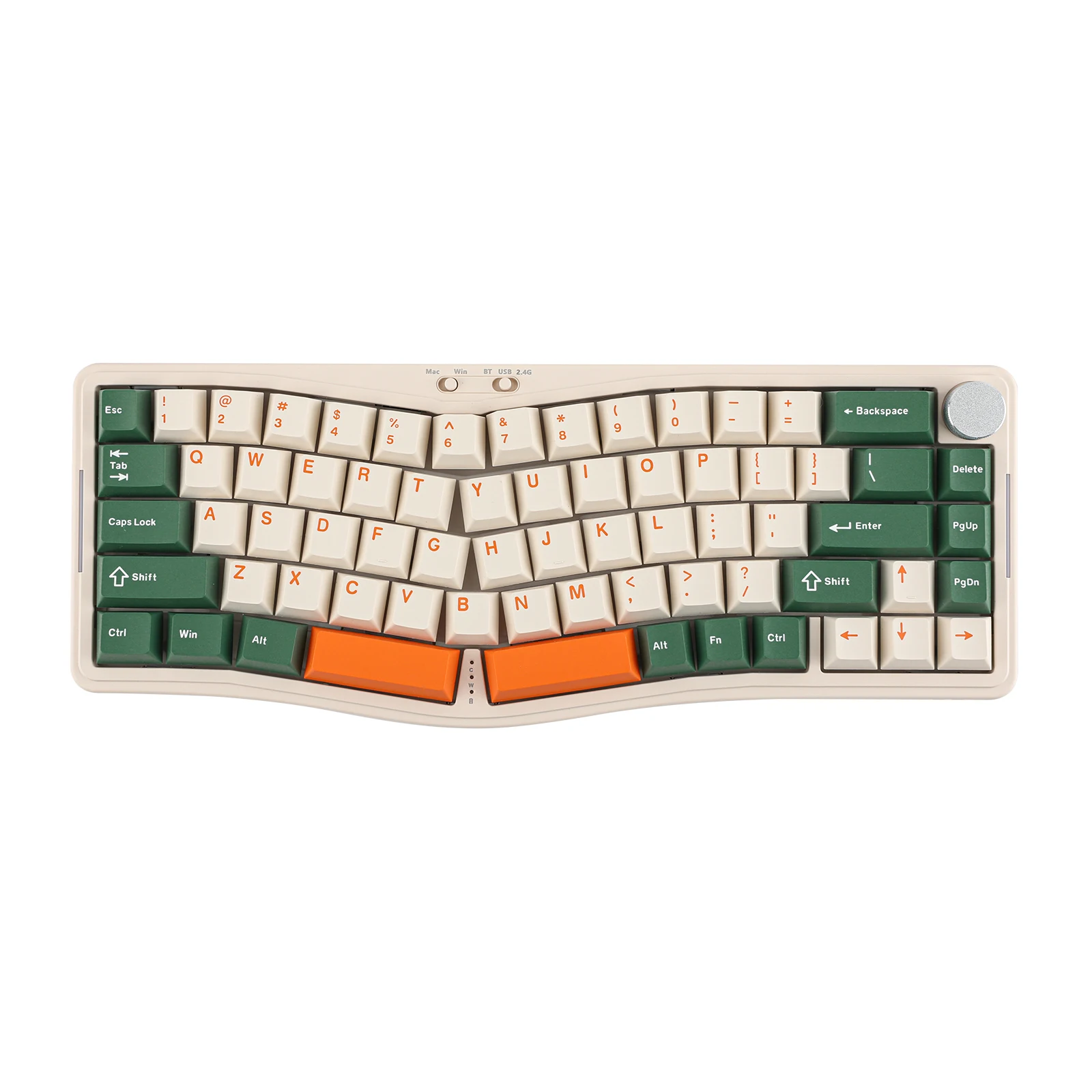 

Ajazz AKS068 Pro Alice Layout VIA Triple-Mode Mechanical Keyboard with Metal Knob Split Keyboard Pcb Wireless Split Keyboard
