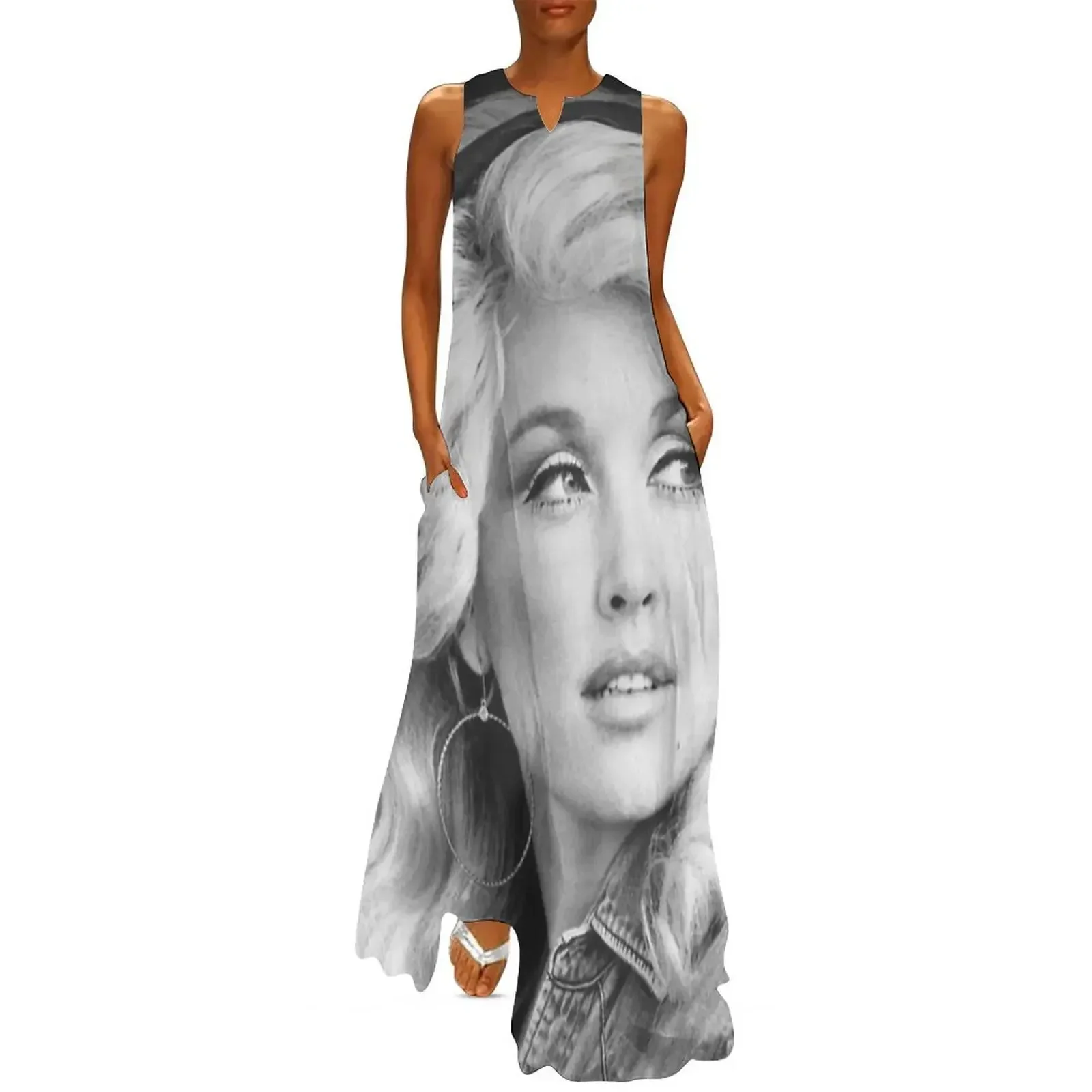 

Dolly Parton Photo Long Dress sexy dress for women women's summer dress 2025 woman prom 2025