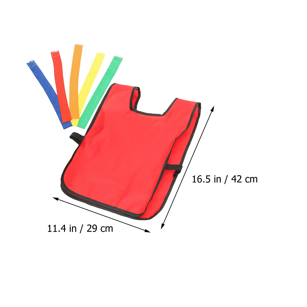 

2 Sets Kids Pull Tails Vest Chasing Belts Outdoor Sports Activity Training Equipment Cloth Material Catching Tail Vest