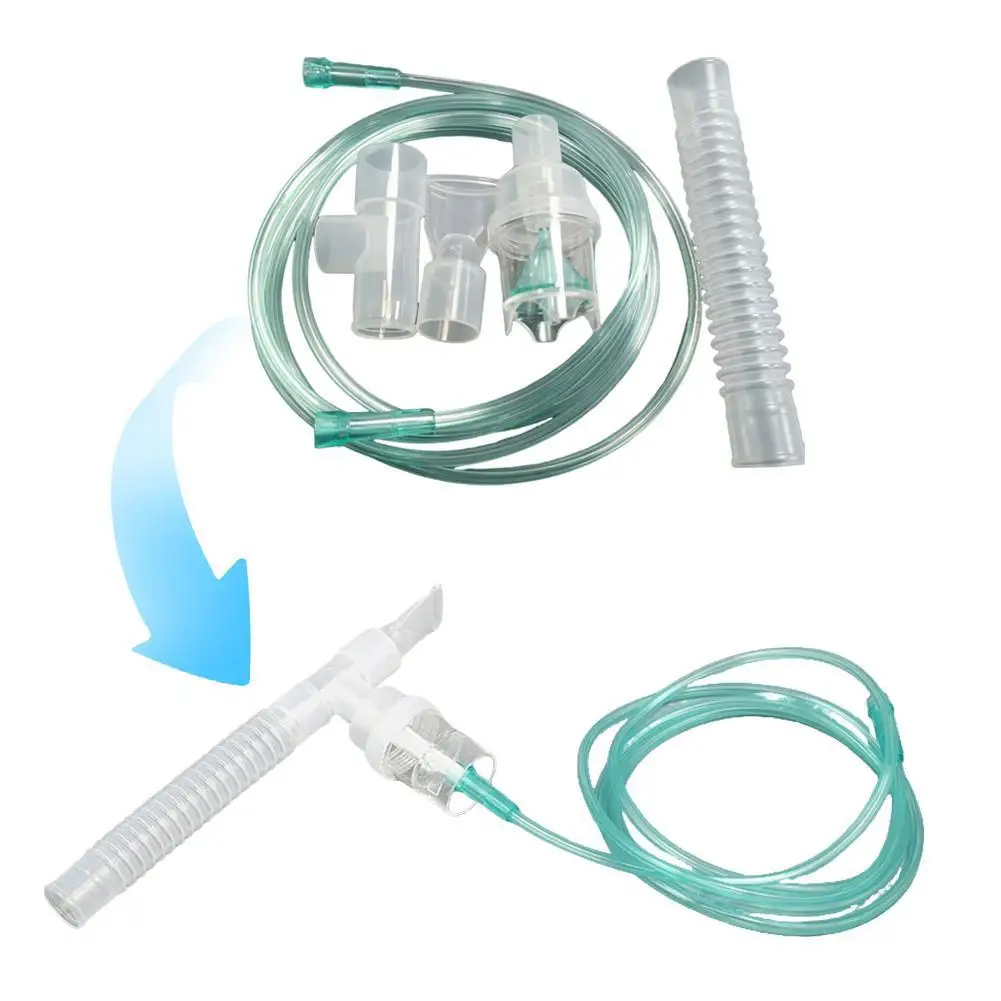 Oxygen Nebulizer Kit Inhaler Set For Adult Kid Nebulizer Cup Atomization Mask Aerosol Medical Accessories Home Health Care