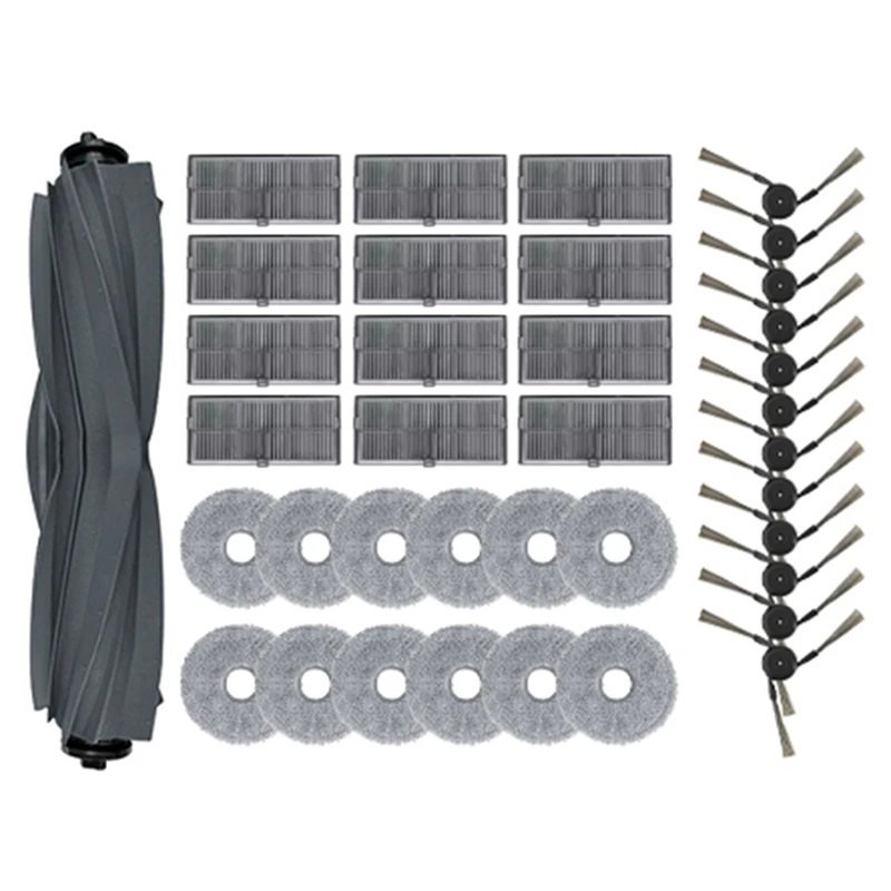

【Berserkk】Для Dreame L10s Pro Ultra Heat/X30 Pro Ultra/X30 Pro Plus основная боковая щетка, тряпки для швабры, детали робота-пылесоса