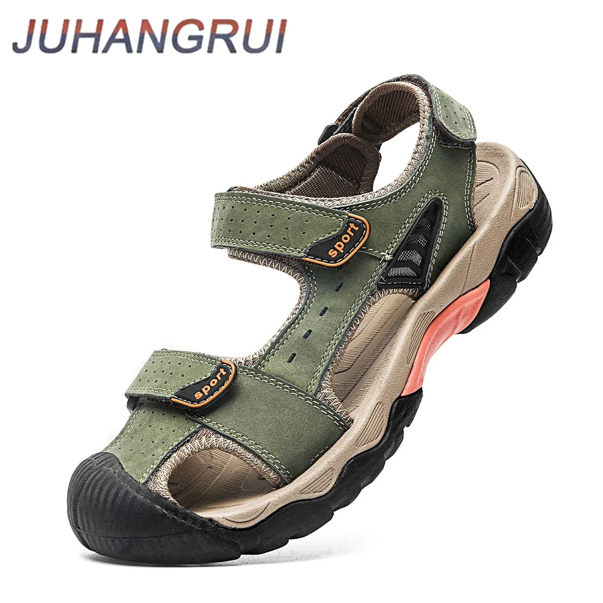 

Мужские сандалии из натуральной кожи, брендовые классические летние сандалии, мужские повседневные легкие сандалии для активного отдыха, модные кроссовки, большие размеры 48