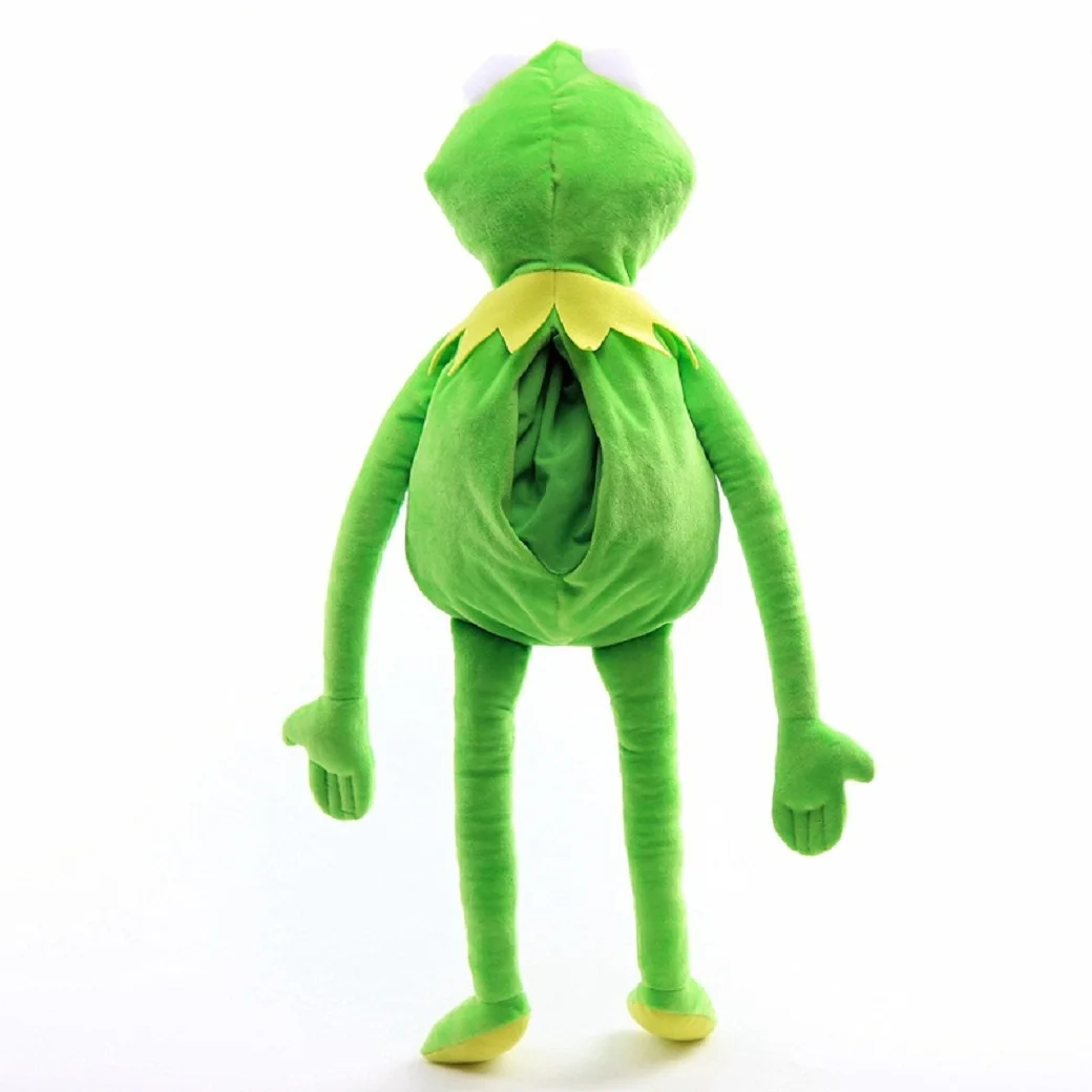 Kermit La Grenouille en Peluche Amusante pour Bébé, Marionnette à Main au Beurre, Cartable, Jouet Animal, Gros Beurre, Accessoires de Performance Ventriloquist