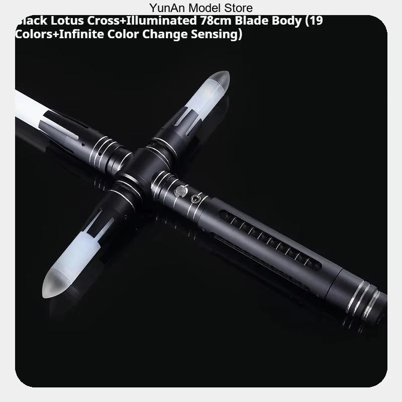 Hot 78-92cm Metal Cross Pixel Color Changing APP Luminous Sword Toy Pixel Light Effect Gift