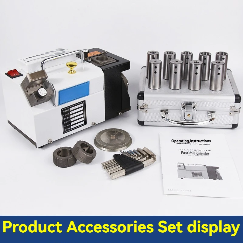 Portable 3-14 Milling Cutter Grinder Hard Alloy Cutting Tool 3-14mm Drill Bit Sharpener Milling Cutter Grinder 220V