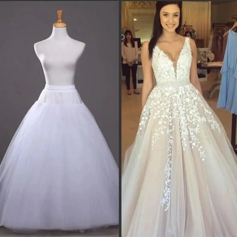 

4/6/8 слоев тюлевой нижней юбки, свадебные аксессуары, сорочка без обручей для свадебного платья трапециевидной формы, широкая пышная нижняя юбка