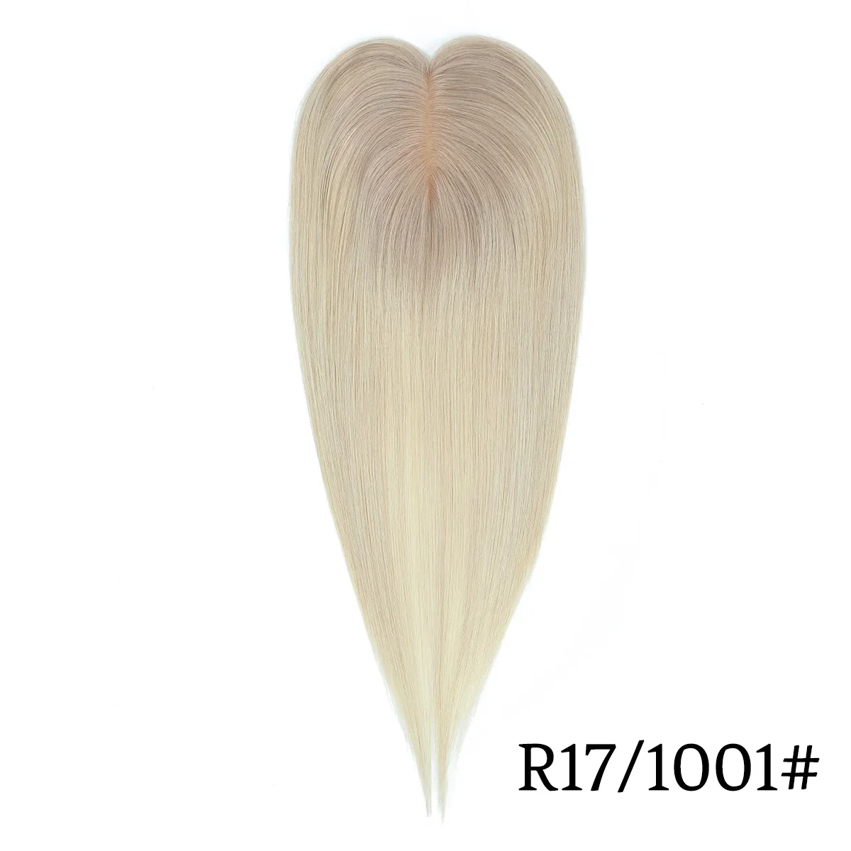 Steil haar topper voor vrouwen Remy menselijk haar Ombre haarstukjes Machinegemaakte haartoppers met 3 clips Menselijk haar toupetje