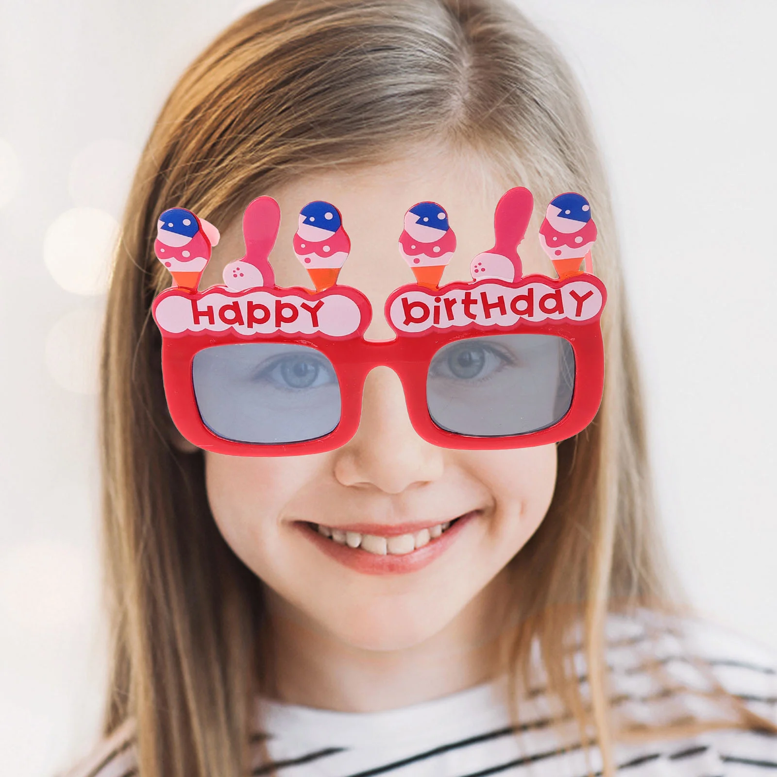 

Happy Birthday Sunglasses Fuchsia Novelty Party Supplies Gift For Birthday Accessories Women Men Cool Design Clarity Style