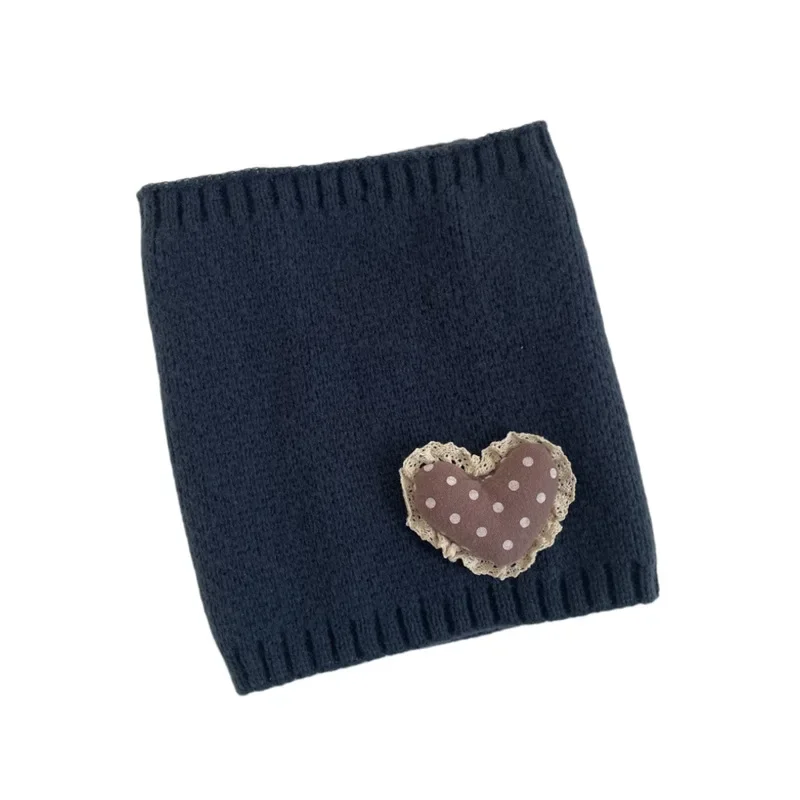 Bebé invierno cubierta de cuello a prueba de viento niños y niñas Otoño e Invierno viaje al aire libre bufanda de punto caliente niños bufanda de Color caramelo ZX07