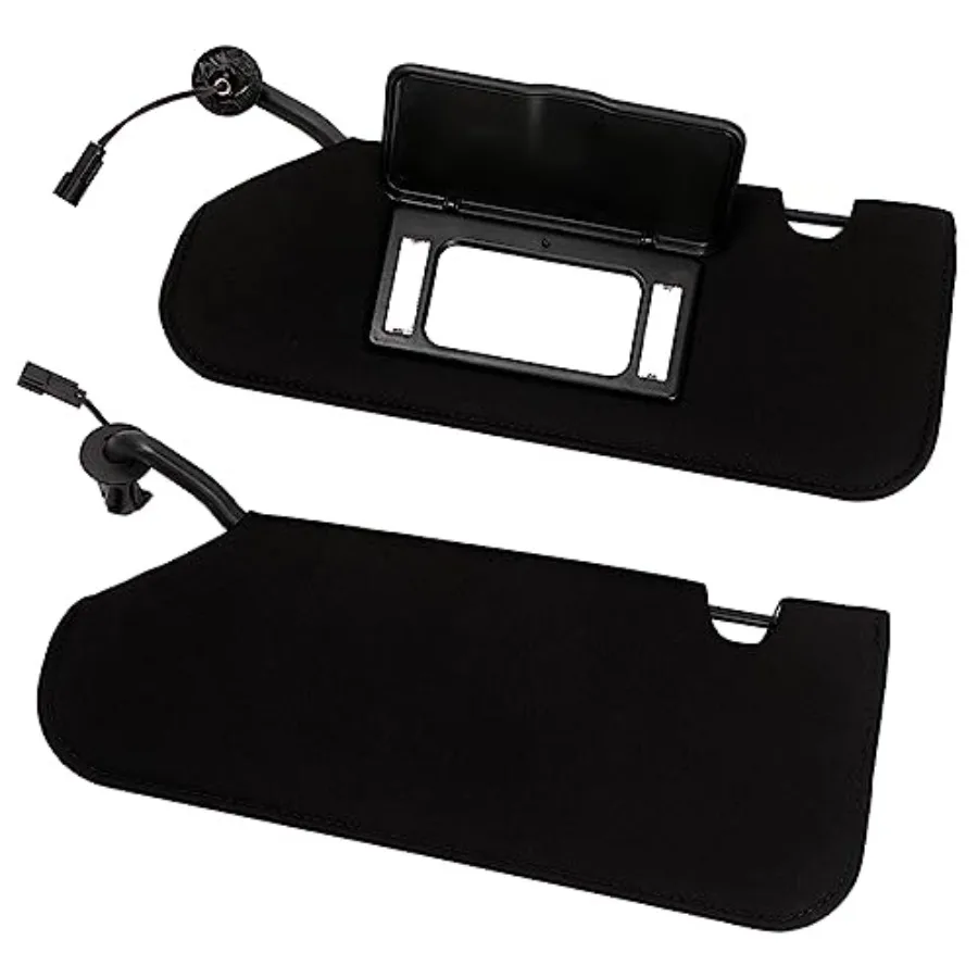 

Left Driver and Right Passenger Side Sun Visor Sun Shades with C6 Corvette 2005 2006 2007 2008 2009 2010 2011 2012 2013 Replace