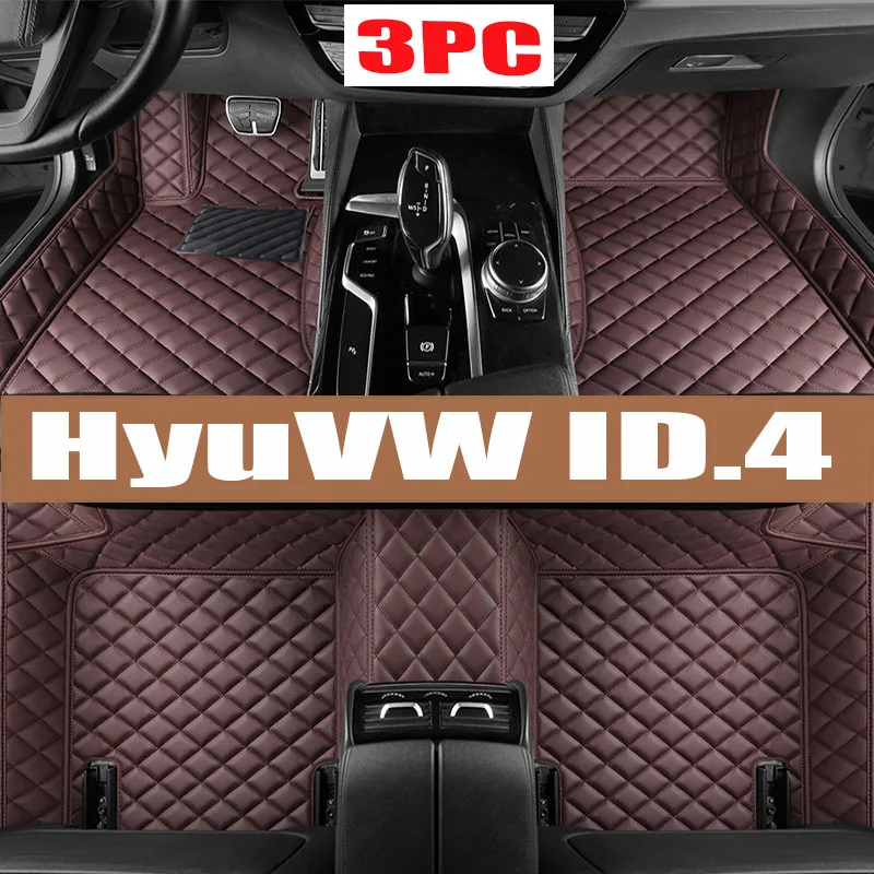 

Car Floor Mats For VW VW ID.4 2021-2024 Custom Auto Foot Pads Automobile Carpet Cover Interior Accessories