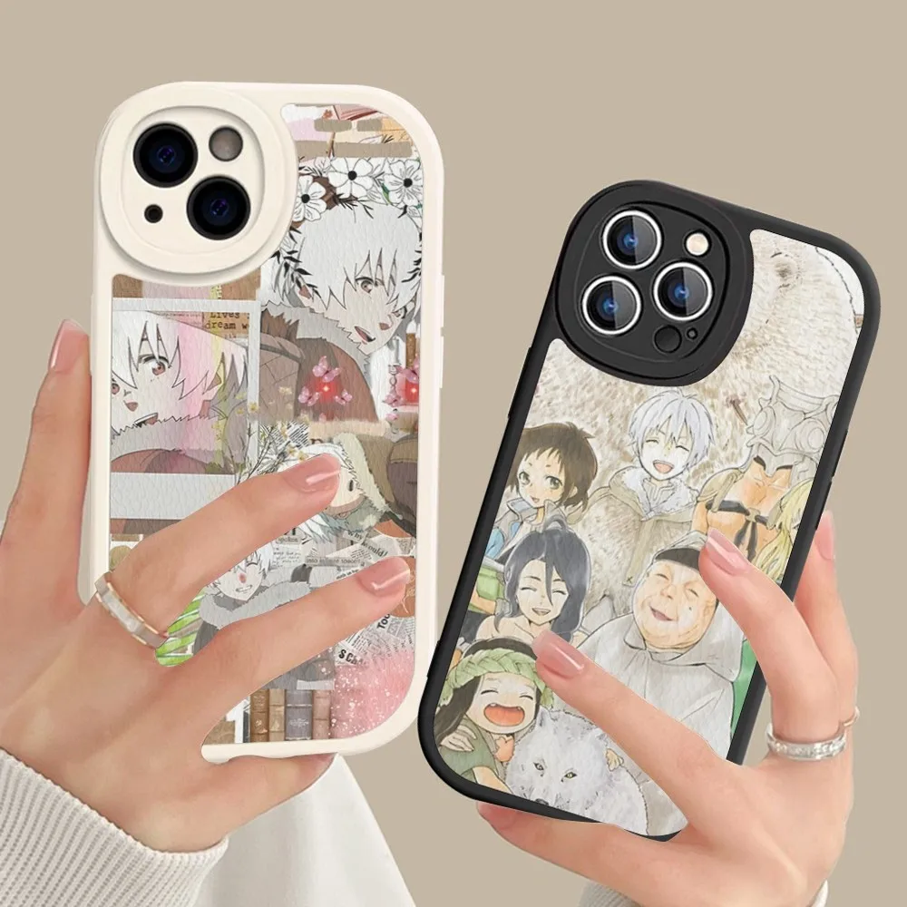 Japanese Fantasy Adventure Anime to your eternity Phone Hard Leather iPhone 14 13 12 Mini 11 14 Pro Max Xs X Xr 7 8 Plus Fundas