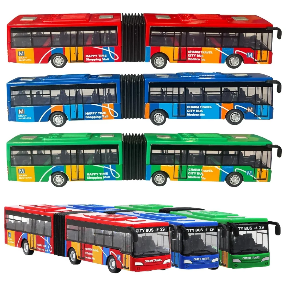 

Городской автобус, игрушка в масштабе 1:64, литой металлический автомобиль с откатным механизмом, образовательный подарок, автомобили с фрикционным приводом, игровые игрушки для детей