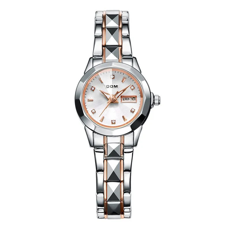 

Watch Women's Small Dial Luminous Double Calendar Waterproof Quartz Movement Women's Watch