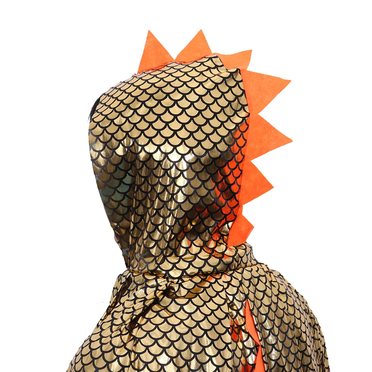 

Dragon Pattern Hooded Cape 150Cm Costume For Halloween Party Dress Up Performance Festival Role Play