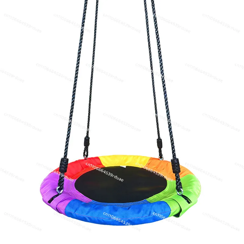 Children's toy round swing, Oxford cloth, outdoor and indoor three-color hammock