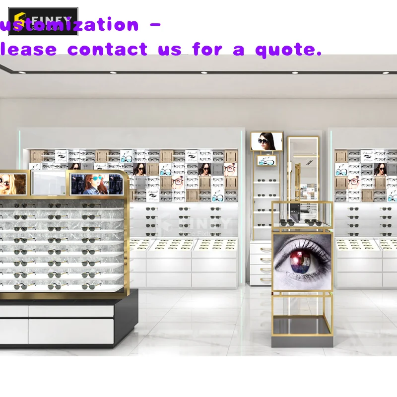 custom.Custom Standing Glasses Display Rack Optical Display Cabinets Wall Mounted Eyewear Display