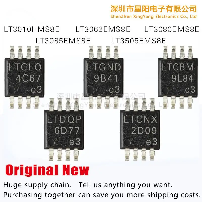 LT3080EMS8E LT3010HMS8E LT3505EMS8E LT3085EMS8E LT3062EMS8E