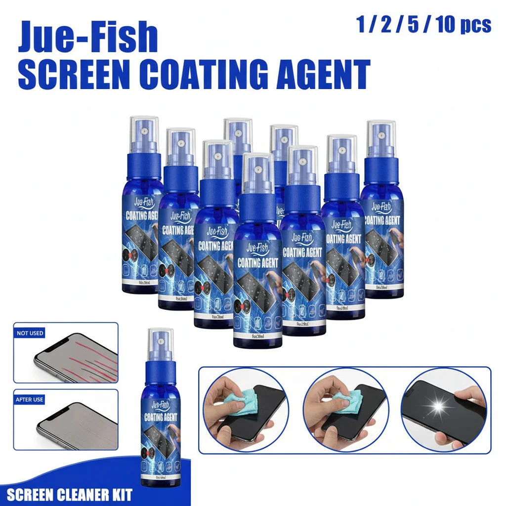 Hydrophobic Liquid Screen Protector Spray Anti-Scratch Fingerprint Protection for Phone And Tablet Tablet Phone Screen Coating