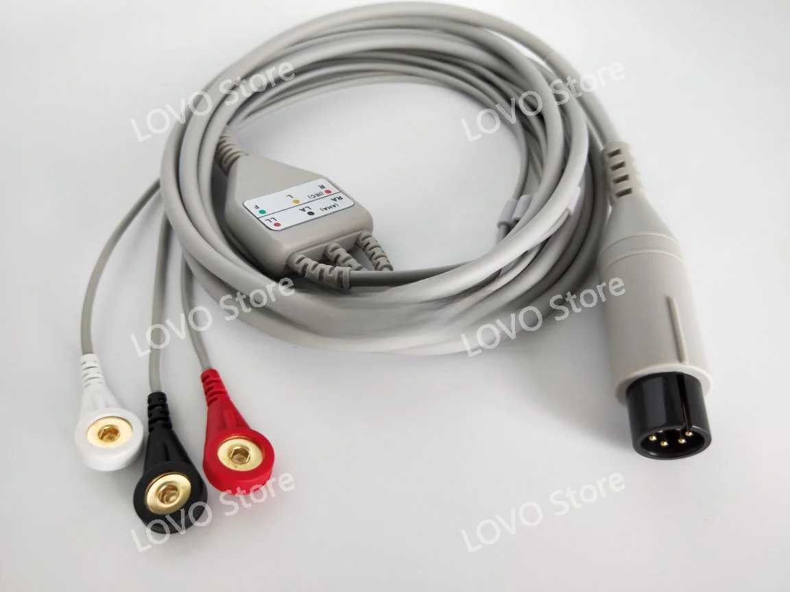 

MEC1000 PM9000 8000 Monitor ECG lead cable Integrated 3-lead